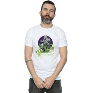 Beetlejuice Men's Faded Pose T-Shirt in White Size: 3XL White 3XL Beetlejuice Men's Faded Pose T-Shirt in White Size: 3XL White 3XL