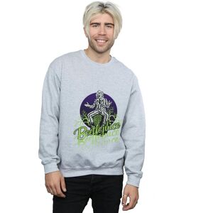 Beetlejuice Men's Faded Pose Sweatshirt in Grey Size: XL Grey XL Beetlejuice Men's Faded Pose Sweatshirt in Grey Size: XL Grey XL