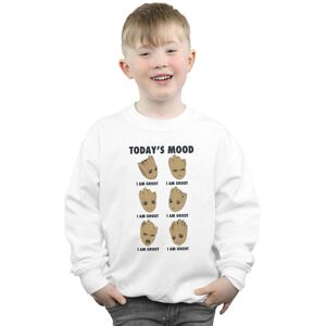Marvel Boy's Guardians Of The Galaxy Groot Today´s Mood Sweatshirt in White Size: 7-8 Years White 7-8 Years Marvel Boy's Guardians Of The Galaxy Groot Today´s Mood Sweatshirt in White Size: 7-8 Years White 7-8 Years