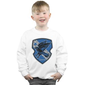 Harry Potter Boy's Ravenclaw Crest Flat Sweatshirt in White Size: 7-8 Years White 7-8 Years Harry Potter Boy's Ravenclaw Crest Flat Sweatshirt in White Size: 7-8 Years White 7-8 Years