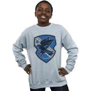 Harry Potter Boy's Ravenclaw Crest Flat Sweatshirt in Grey Size: 7-8 Years Grey 7-8 Years Harry Potter Boy's Ravenclaw Crest Flat Sweatshirt in Grey Size: 7-8 Years Grey 7-8 Years