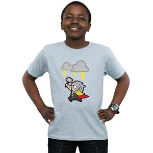 Marvel Boy's Kawaii Thor God Of Thunder T-Shirt in Grey Size: 7-8 Years Grey 7-8 Years Marvel Boy's Kawaii Thor God Of Thunder T-Shirt in Grey Size: 7-8 Years Grey 7-8 Years