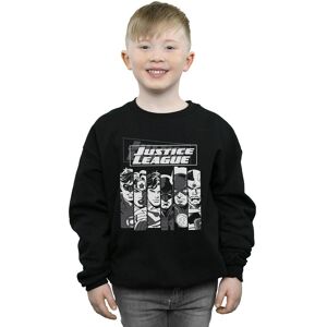 DC Comics Boy's Justice League Stripes Sweatshirt in Black Size: 12-13 Years Black 12-13 Years DC Comics Boy's Justice League Stripes Sweatshirt in Black Size: 12-13 Years Black 12-13 Years