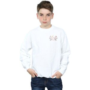 Disney Boy's Mary Poppins Letter Breast Print Sweatshirt in White Size: 7-8 Years White 7-8 Years Disney Boy's Mary Poppins Letter Breast Print Sweatshirt in White Size: 7-8 Years White 7-8 Years