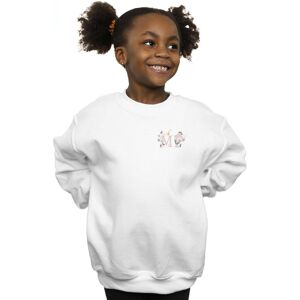 Disney Girl's Mary Poppins Letter Breast Print Sweatshirt in White Size: 7-8 Years White 7-8 Years Disney Girl's Mary Poppins Letter Breast Print Sweatshirt in White Size: 7-8 Years White 7-8 Years