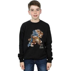 Disney Boy's Beauty & The Beast Beast Sketch Sweatshirt in Black Size: 7-8 Years Black 7-8 Years Disney Boy's Beauty & The Beast Beast Sketch Sweatshirt in Black Size: 7-8 Years Black 7-8 Years