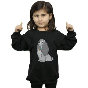 Disney Girl's Lady & The Tramp Classic Lady Sweatshirt in Black Size: 7-8 Years Black 7-8 Years Disney Girl's Lady & The Tramp Classic Lady Sweatshirt in Black Size: 7-8 Years Black 7-8 Years