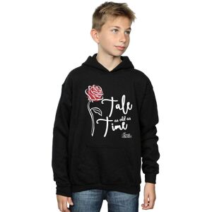 Disney Boy's Tale As Old As Time Rose Hoodie in Black Size: 7-8 Years Black 7-8 Years Disney Boy's Tale As Old As Time Rose Hoodie in Black Size: 7-8 Years Black 7-8 Years