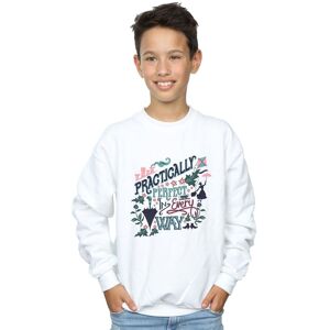 Disney Boy's Mary Poppins Practically Sweatshirt in White Size: 12-13 Years White 12-13 Years Disney Boy's Mary Poppins Practically Sweatshirt in White Size: 12-13 Years White 12-13 Years