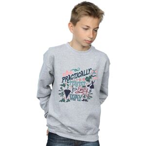 Disney Boy's Mary Poppins Practically Sweatshirt in Grey Size: 7-8 Years Grey 7-8 Years Disney Boy's Mary Poppins Practically Sweatshirt in Grey Size: 7-8 Years Grey 7-8 Years