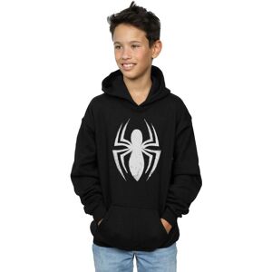 Marvel Boy's Spider-Man Ultimate Spider Logo Hoodie in Black Size: 7-8 Years Black 7-8 Years Marvel Boy's Spider-Man Ultimate Spider Logo Hoodie in Black Size: 7-8 Years Black 7-8 Years