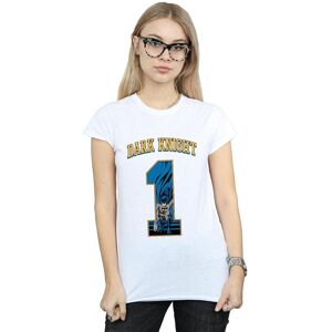 DC Comics Women's Batman Football Dark Knight Cotton T-Shirt in White Size: 2XL White 2XL DC Comics Women's Batman Football Dark Knight Cotton T-Shirt in White Size: 2XL White 2XL