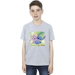 Disney Boy's Lilo & Stitch St Patrick´s Day Clover T-Shirt in Grey Size: 3-4 Years Grey 3-4 Years Disney Boy's Lilo & Stitch St Patrick´s Day Clover T-Shirt in Grey Size: 3-4 Years Grey 3-4 Years