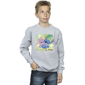 Disney Boy's Lilo & Stitch St Patrick´s Day Clover Sweatshirt in Grey Size: 9 Years Grey 9 Years Disney Boy's Lilo & Stitch St Patrick´s Day Clover Sweatshirt in Grey Size: 9 Years Grey 9 Years