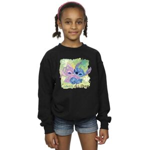 Disney Girl's Lilo & Stitch St Patrick´s Day Clover Sweatshirt in Black Size: 9 Years Black 9 Years Disney Girl's Lilo & Stitch St Patrick´s Day Clover Sweatshirt in Black Size: 9 Years Black 9 Years