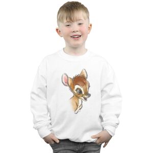 Disney Boy's Bambi Drawing Sweatshirt in White Size: 7-8 Years White 7-8 Years Disney Boy's Bambi Drawing Sweatshirt in White Size: 7-8 Years White 7-8 Years