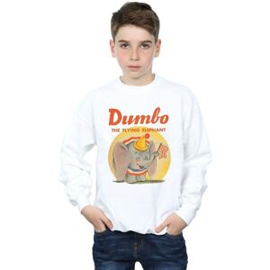 Disney Boy's Dumbo Flying Elephant Sweatshirt in White Size: 5-6 Years White 5-6 Years Disney Boy's Dumbo Flying Elephant Sweatshirt in White Size: 5-6 Years White 5-6 Years
