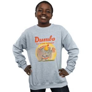 Disney Boy's Dumbo Flying Elephant Sweatshirt in Grey Size: 7-8 Years Grey 7-8 Years Disney Boy's Dumbo Flying Elephant Sweatshirt in Grey Size: 7-8 Years Grey 7-8 Years