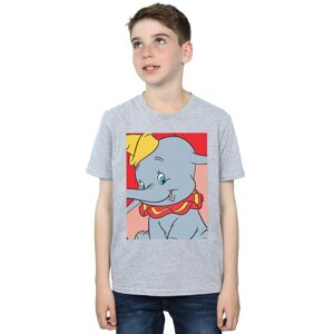 Disney Boy's Dumbo Portrait T-Shirt in Grey Size: 7-8 Years Grey 7-8 Years Disney Boy's Dumbo Portrait T-Shirt in Grey Size: 7-8 Years Grey 7-8 Years