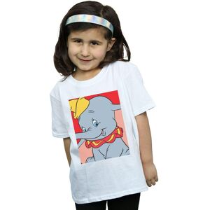 Disney Girl's Dumbo Portrait Cotton T-Shirt in White Size: 7-8 Years White 7-8 Years Disney Girl's Dumbo Portrait Cotton T-Shirt in White Size: 7-8 Years White 7-8 Years