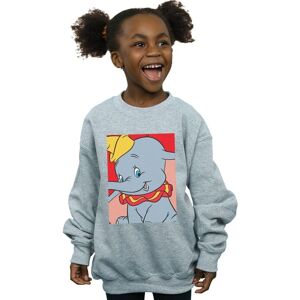 Disney Girl's Dumbo Portrait Sweatshirt in Grey Size: 9 Years Grey 9 Years Disney Girl's Dumbo Portrait Sweatshirt in Grey Size: 9 Years Grey 9 Years