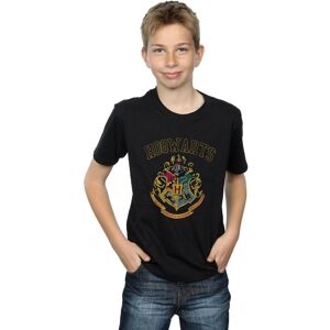 Harry Potter Boy's Varsity Style Crest T-Shirt in Black Size: 7-8 Years Black 7-8 Years Harry Potter Boy's Varsity Style Crest T-Shirt in Black Size: 7-8 Years Black 7-8 Years
