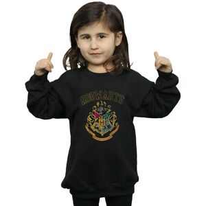 Harry Potter Girl's Varsity Style Crest Sweatshirt in Black Size: 7-8 Years Black 7-8 Years Harry Potter Girl's Varsity Style Crest Sweatshirt in Black Size: 7-8 Years Black 7-8 Years