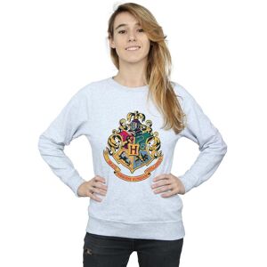 Harry Potter Women's Hogwarts Crest Gold Ink Sweatshirt in Grey Size: 2XL Grey 2XL Harry Potter Women's Hogwarts Crest Gold Ink Sweatshirt in Grey Size: 2XL Grey 2XL