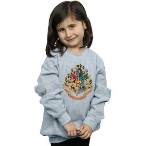 Harry Potter Girl's Hogwarts Crest Gold Ink Sweatshirt in Grey Size: 7-8 Years Grey 7-8 Years Harry Potter Girl's Hogwarts Crest Gold Ink Sweatshirt in Grey Size: 7-8 Years Grey 7-8 Years