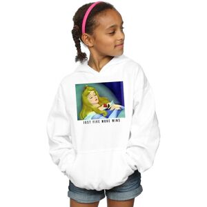 Disney Princess Girl's Sleeping Beauty Five More Minutes Hoodie in White Size: 7-8 Years White 7-8 Years Disney Princess Girl's Sleeping Beauty Five More Minutes Hoodie in White Size: 7-8 Years White 7-8 Years