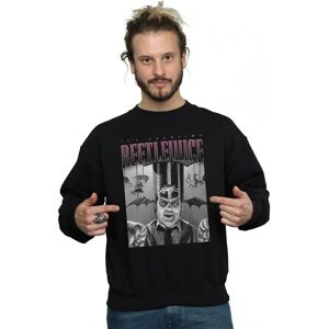Beetlejuice Men's Circus Homage Sweatshirt in Black Size: 3XL Black 3XL Beetlejuice Men's Circus Homage Sweatshirt in Black Size: 3XL Black 3XL