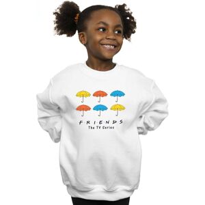 Friends Girl's Coloured Umbrellas Sweatshirt in White Size: 7-8 Years White 7-8 Years Friends Girl's Coloured Umbrellas Sweatshirt in White Size: 7-8 Years White 7-8 Years