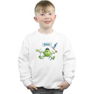 Disney Boy's Monsters University Taped Mike Sweatshirt in White Size: 9 Years White 9 Years Disney Boy's Monsters University Taped Mike Sweatshirt in White Size: 9 Years White 9 Years