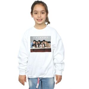 Friends Girl's Group Photo Milkshakes Sweatshirt in White Size: 7-8 Years White 7-8 Years Friends Girl's Group Photo Milkshakes Sweatshirt in White Size: 7-8 Years White 7-8 Years