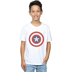 Marvel Boy's Captain America Civil War Shield T-Shirt in White Size: 9 Years White 9 Years Marvel Boy's Captain America Civil War Shield T-Shirt in White Size: 9 Years White 9 Years