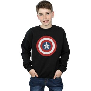 Marvel Boy's Captain America Civil War Shield Sweatshirt in Black Size: 12-13 Years Black 12-13 Years Marvel Boy's Captain America Civil War Shield Sweatshirt in Black Size: 12-13 Years Black 12-13 Years
