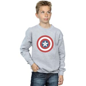 Marvel Boy's Captain America Civil War Shield Sweatshirt in Grey Size: 12-13 Years Grey 12-13 Years Marvel Boy's Captain America Civil War Shield Sweatshirt in Grey Size: 12-13 Years Grey 12-13 Years