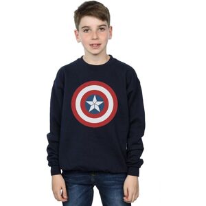 Marvel Boy's Captain America Civil War Shield Sweatshirt in Navy Size: 5-6 Years Navy 5-6 Years Marvel Boy's Captain America Civil War Shield Sweatshirt in Navy Size: 5-6 Years Navy 5-6 Years