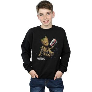 Marvel Boy's Guardians Of The Galaxy Groot Tape Sweatshirt in Black Size: 7-8 Years Black 7-8 Years Marvel Boy's Guardians Of The Galaxy Groot Tape Sweatshirt in Black Size: 7-8 Years Black 7-8 Years