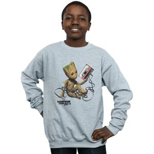 Marvel Boy's Guardians Of The Galaxy Groot Tape Sweatshirt in Grey Size: 7-8 Years Grey 7-8 Years Marvel Boy's Guardians Of The Galaxy Groot Tape Sweatshirt in Grey Size: 7-8 Years Grey 7-8 Years