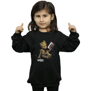 Marvel Girl's Guardians Of The Galaxy Groot Tape Sweatshirt in Black Size: 7-8 Years Black 7-8 Years Marvel Girl's Guardians Of The Galaxy Groot Tape Sweatshirt in Black Size: 7-8 Years Black 7-8 Years