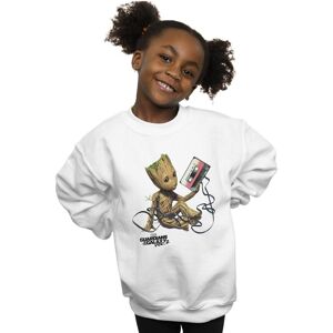 Marvel Girl's Guardians Of The Galaxy Groot Tape Sweatshirt in White Size: 12-13 Years White 12-13 Years Marvel Girl's Guardians Of The Galaxy Groot Tape Sweatshirt in White Size: 12-13 Years White 12-13 Years