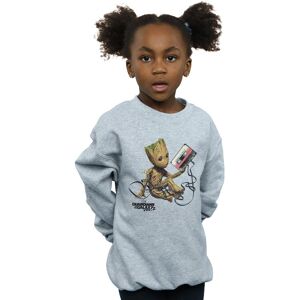 Marvel Girl's Guardians Of The Galaxy Groot Tape Sweatshirt in Grey Size: 12-13 Years Grey 12-13 Years Marvel Girl's Guardians Of The Galaxy Groot Tape Sweatshirt in Grey Size: 12-13 Years Grey 12-13 Years
