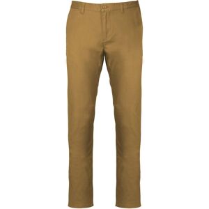 Kariban Men's Chino Trousers in Camel Size: Large Camel L Kariban Men's Chino Trousers in Camel Size: Large Camel L