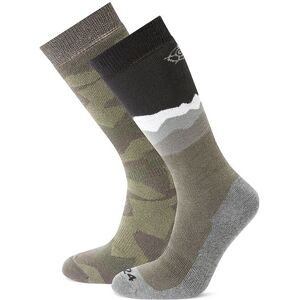 TOG24 Men's 'Aleko' Ski Socks in Khaki Size: Large Khaki L TOG24 Men's 'Aleko' Ski Socks in Khaki Size: Large Khaki L