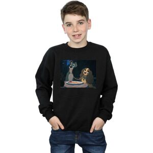 Disney Boy's Lady & The Tramp Spaghetti Slurp Sweatshirt in Black Size: 12-13 Years Black 12-13 Years Disney Boy's Lady & The Tramp Spaghetti Slurp Sweatshirt in Black Size: 12-13 Years Black 12-13 Years