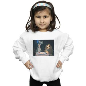 Disney Girl's Lady & The Tramp Spaghetti Slurp Sweatshirt in White Size: 7-8 Years White 7-8 Years Disney Girl's Lady & The Tramp Spaghetti Slurp Sweatshirt in White Size: 7-8 Years White 7-8 Years