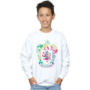 Harry Potter Boy's Gryffindor Crest Tie Dye Infill Sweatshirt in White Size: 7-8 Years White 7-8 Years Harry Potter Boy's Gryffindor Crest Tie Dye Infill Sweatshirt in White Size: 7-8 Years White 7-8 Years