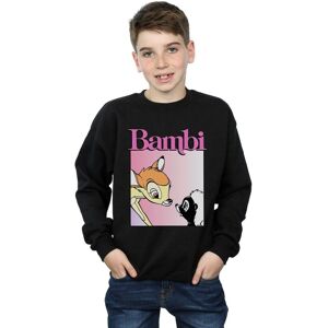 Disney Boy's Bambi Nice To Meet You Sweatshirt in Black Size: 12-13 Years Black 12-13 Years Disney Boy's Bambi Nice To Meet You Sweatshirt in Black Size: 12-13 Years Black 12-13 Years