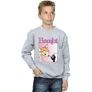 Disney Boy's Bambi Nice To Meet You Sweatshirt in Grey Size: 5-6 Years Grey 5-6 Years Disney Boy's Bambi Nice To Meet You Sweatshirt in Grey Size: 5-6 Years Grey 5-6 Years